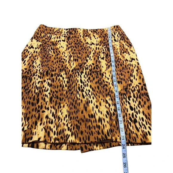 🔥 NY&CO LEOPARD SKIRT W14 EUC FLAWLESS! 🔥 - Picture 2 of 9